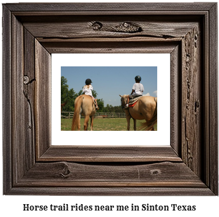 horse trail rides near me in Sinton, Texas